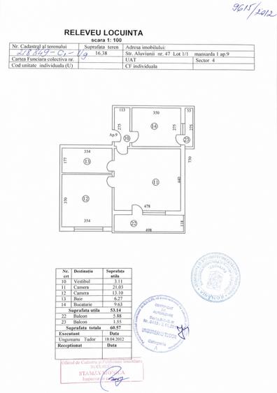 Apartament 2 camere | 60 mp | bloc 2012 | etaj 2/3 | metrou Aparatorii Patriei - 9