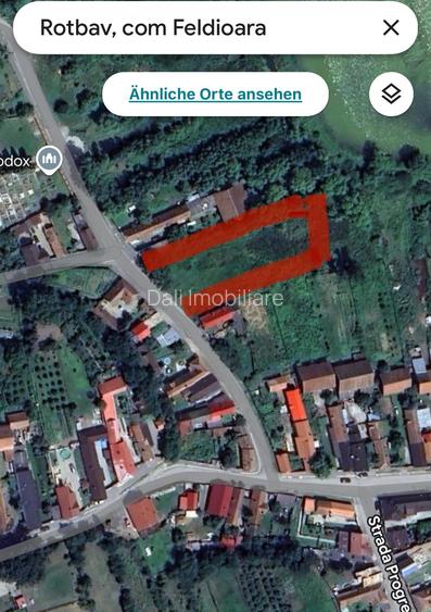 Teren Rotbav  str. Ștefan cel Mare – 3668 mp, intravilan cu deschidere la lac. - 8