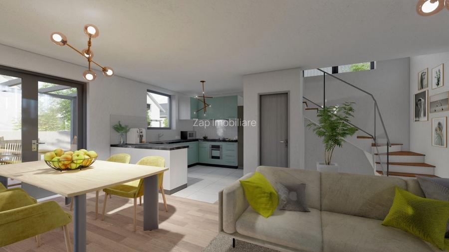 Casa 4 camere la cheie,10 minute de spital 150mp,700mp teren - 6