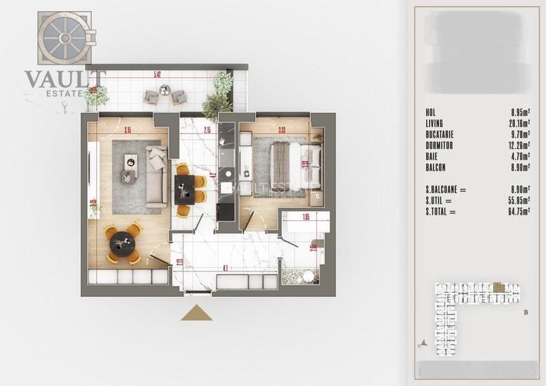 2 CAMERE-COMPLEX REZIDENTIAL PREMIUM-COMISION 0%-THEODOR PALLADY - 8