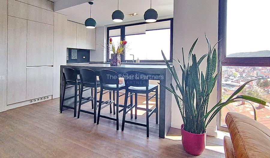 Priveliste Panoramica Spre Oras Si Masivul Tampa - 33