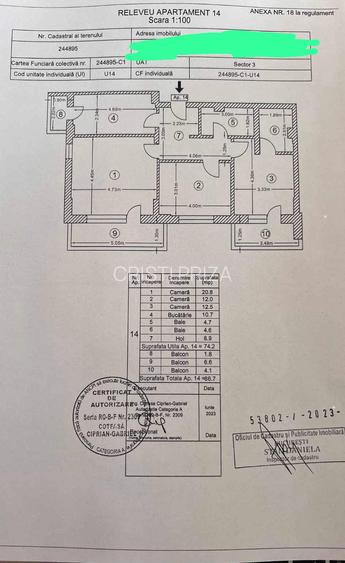 Apartament 3 Camere Pallady - 87 de mp - 18