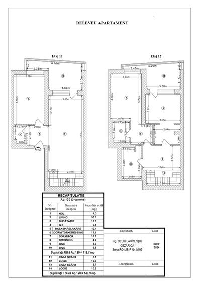 Duplex modern 147 mp | Select Residence | Et. 11+12 - 1