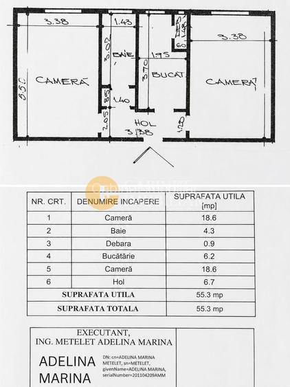 2 Camere Decomandat | Zona CUG | 55 mp | Boxă Depozitare - 6