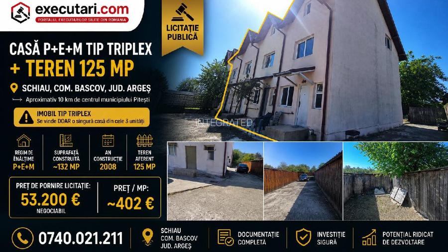 Casa  P+E+M 132mp + Teren 125 m² - Schiau - Arges - 4
