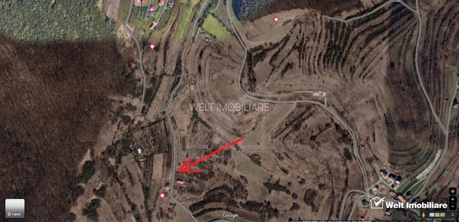 Teren 1071mp, front 34m, str Stejarului Floresti - 4