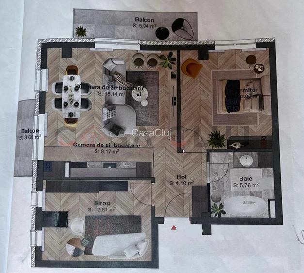 Apartament ultramodern de 3 camere, bloc nou, Mărăști ! - 9