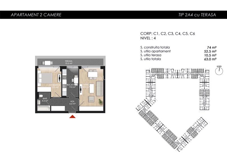 Apartament Nou 2 Camere | Lacul Străulești, Sector 1 | Atria Urban Resort - 1