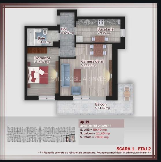 Apartament 2 camere decomandat Pallady, Parcare inclusa, METROU - 5