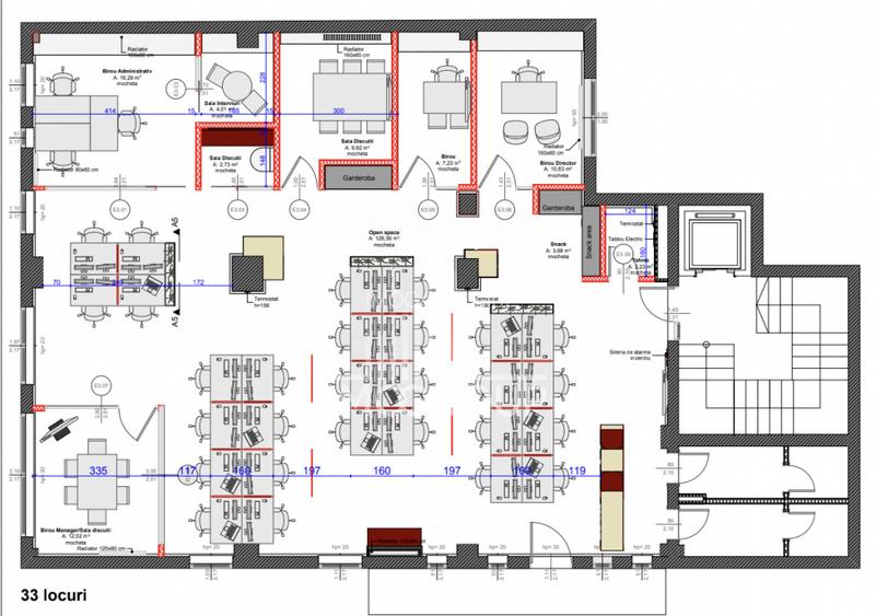Spatiu birou modern, 240 mp, parcari, terasa, Marasti, zona Kauffland - 14