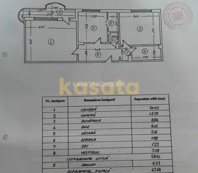 Apartament 2 Camere | Zona Sebastian | Renovat | Bloc reabilitat - 1