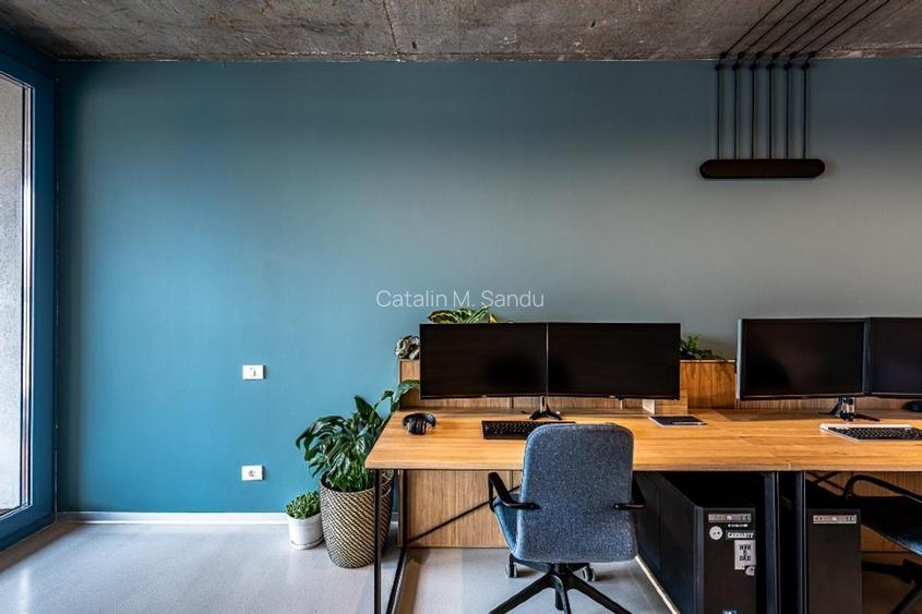 Birou amenajat premium, mobilat, ideal studio sau firmă mică - 8