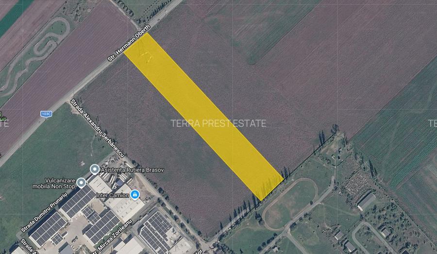 OCAZIE! Lot teren in vecinatatea aeroportului Brasov 50 m deschidere - 8
