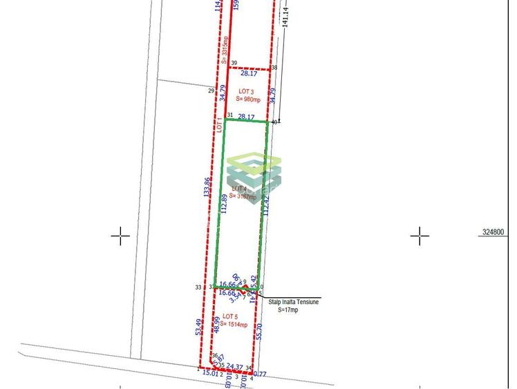 Teren Cernica - Oxigenului -  4.624 mp - 4