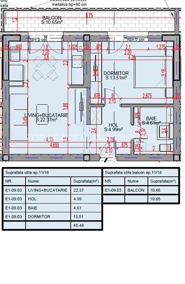 AP. 2CAM. LIVING OPEN SPACE IN BLOC P+3 / INVESTITIE. PALLADY! - 3