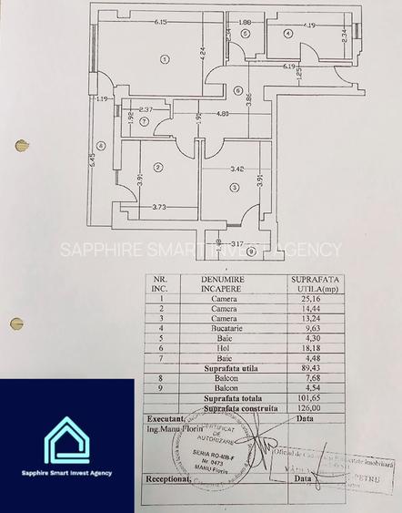 Apartament 3 camere de vânzare metrou Obor, loc parcare subteran inclus în preț - 14