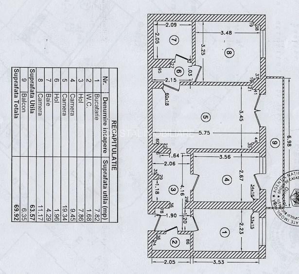 Apartament 3 camere de inchiriat, renovat, zona Panduri – Cotroceni-Pet friendly - 9