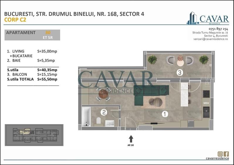 Alege inteligent. Alege Cavar Residence