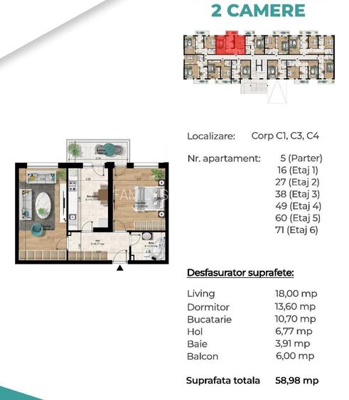 Metrou Berceni 350m - 2 camere tip studio 51mp - - 7