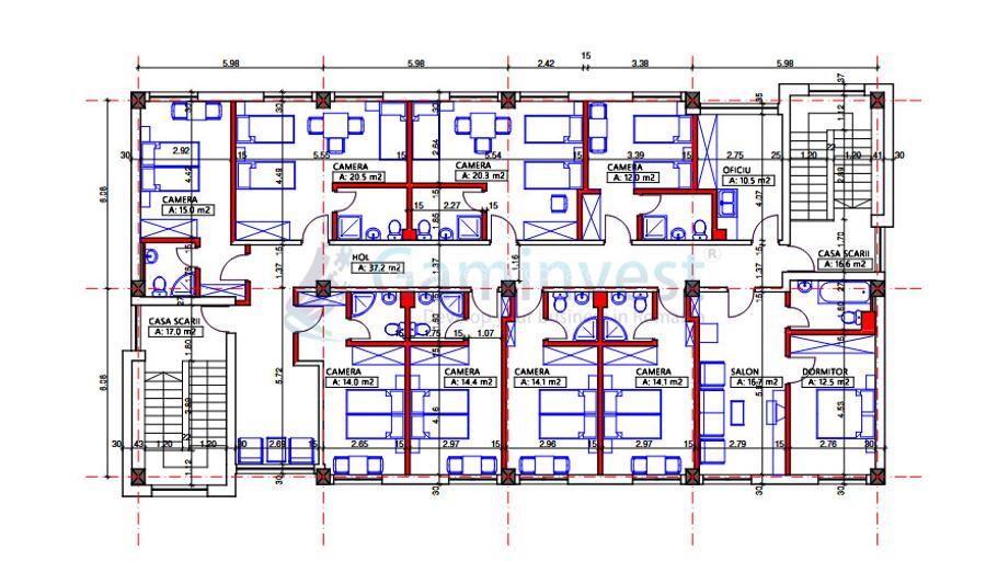 Cladire multifunctionala pentru investitie: hotel sau apartamente, Oradea,Bihor - 6