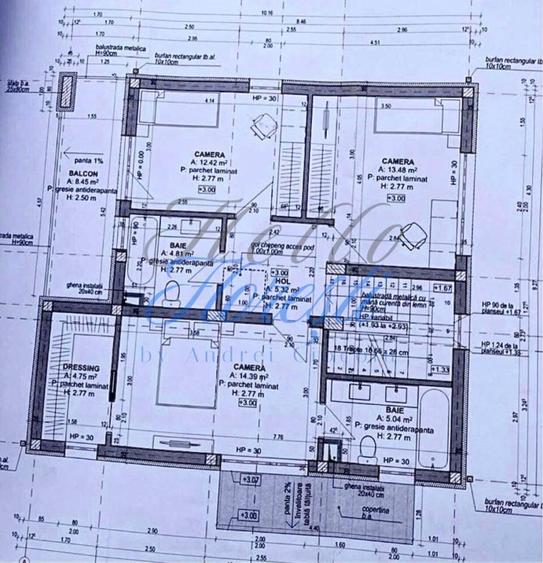 Casa individuala 130mp utili, 30mp terase, 400mp teren, 3 parcari, 4 camere