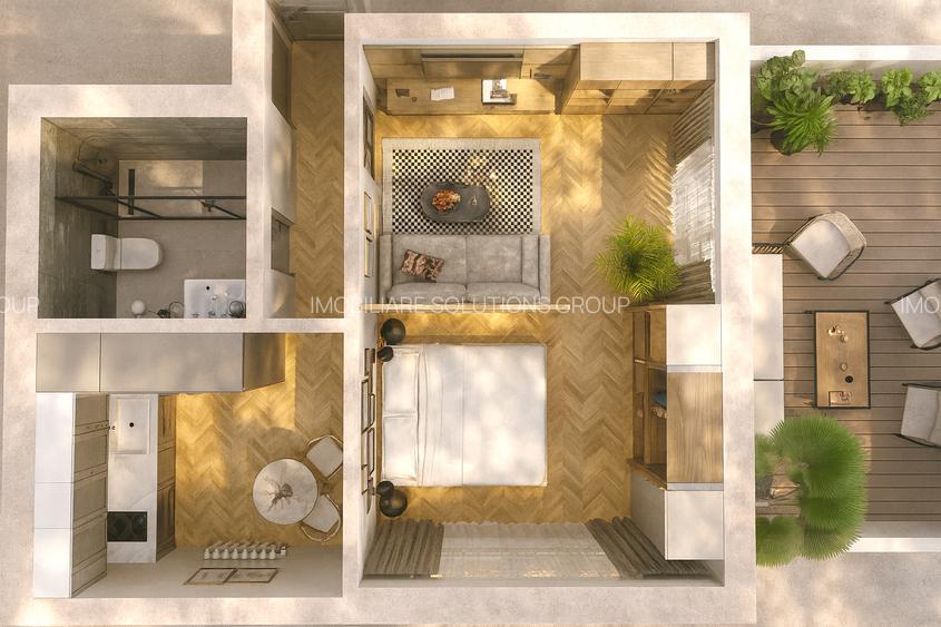 Unirii- Parcul Carol- ISG Reesidence III, terasa 23 mp, vedere superba - 10