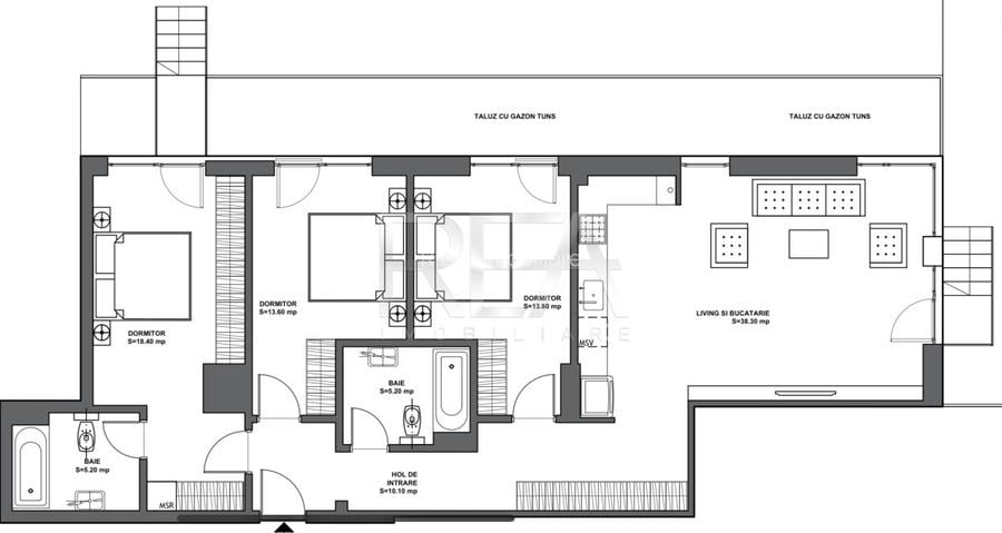 4 camere decomandat cu curte Ultracentral - 10