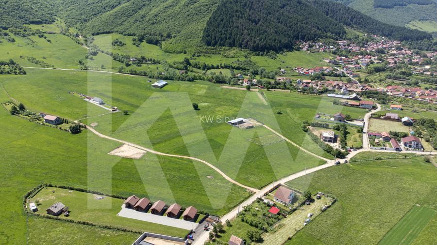 Teren cu peisaj spectaculos in Gura Raului – munte, aer curat, libertate - 14