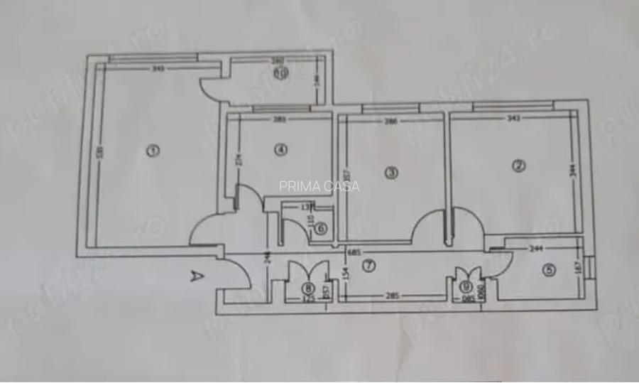 Apartament cu 3 camere ~ Parcul Tineretului ~ Conf. 1 decomandat ~ Pret: 86.000€ - 2