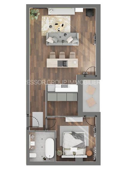2 camere / 60 MP – Campus Universitar Constanța | Parcare inclusă - 10