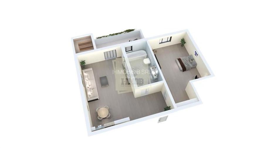 Apartament etajul INTERMEDIAR cu balcon parcare in Sibiu 0% comision - 7