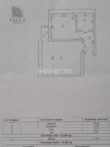 Garsoniera -34mp- Trapezului  - 12