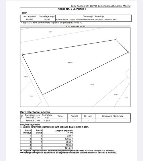 Teren cu priveliste deosebita /muntii Bucegi,in sat Pestera/Moeciu zona La Odai - 3