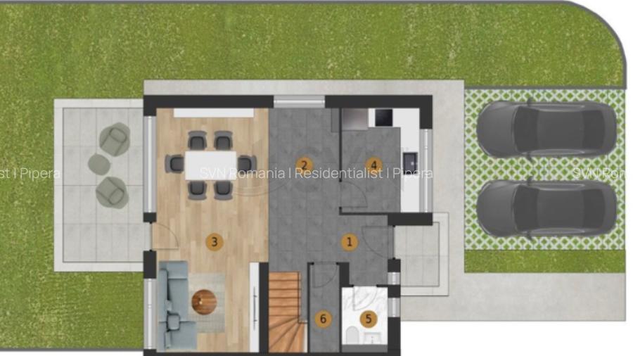 REV2004902 Vila noua Pipera - 4 camere - 8