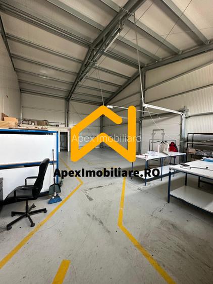 Hala Industrială Vest Ploiești 550 mp + Birouri | Parcare 20 auto | Acces TIR | - 6
