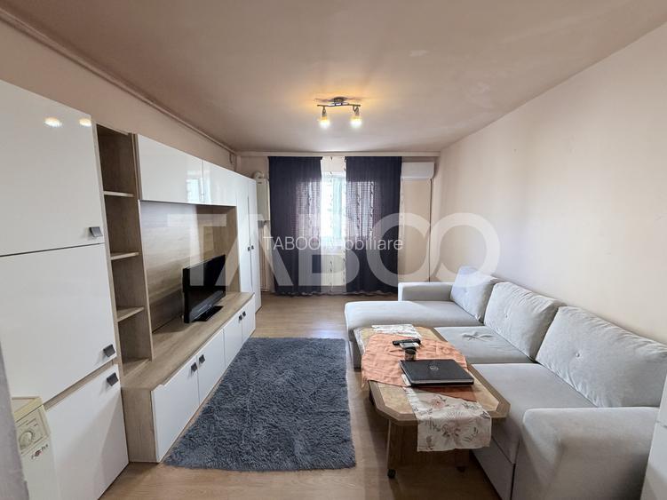 Garsoniera mobilata si utilata la etaj 2 zona Broscarie Sibiu - 3