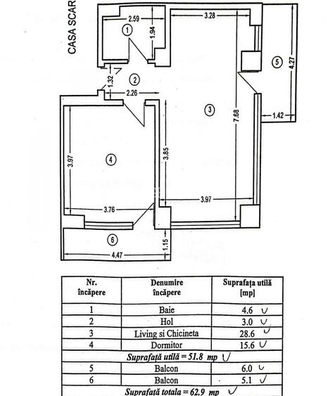 Apt 2 camere, de vanzare, Mamaia, partea cu marea, 134000 euro - 19