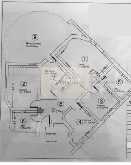 4 camere / terasă spațioasă / Bloc tip vilă/ Zona Grand Hotel Italia - 1