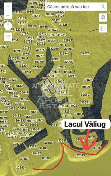 Teren intravilan, 2000mp, cu vedere panoramica spre lacul Valiug - 9