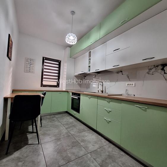 Apartament 2 camere cu curte, decomandat, 56mp, mobilat utilat -Giroc - 6