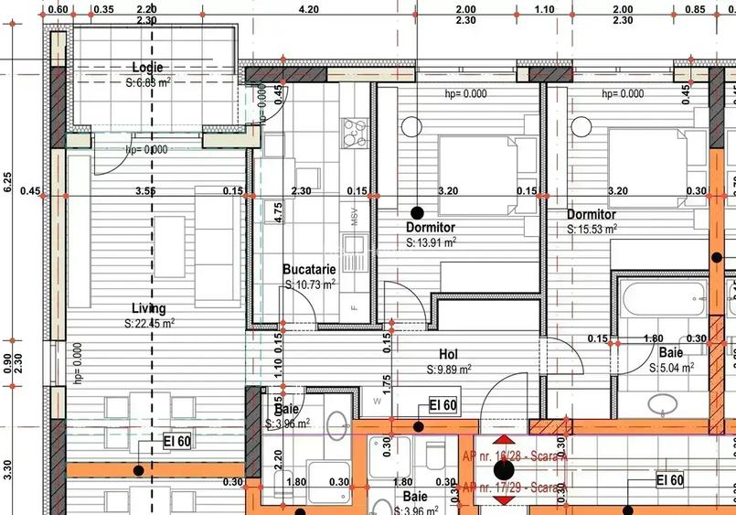 Apartament 3 camere decomandat spatios 1 Decembrie 1918 stoc limitat - 2