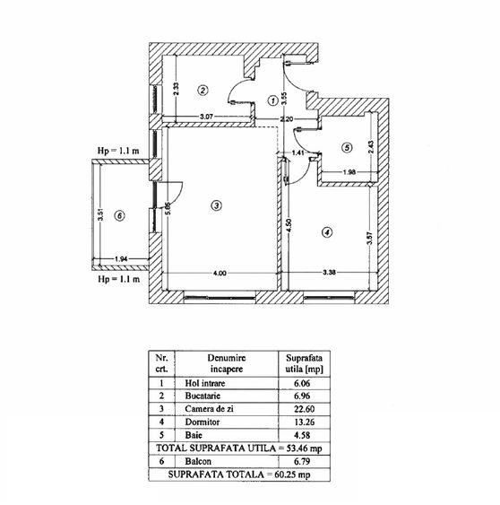 Apartament 2 camere vedere panoramica - Luxuria - 1