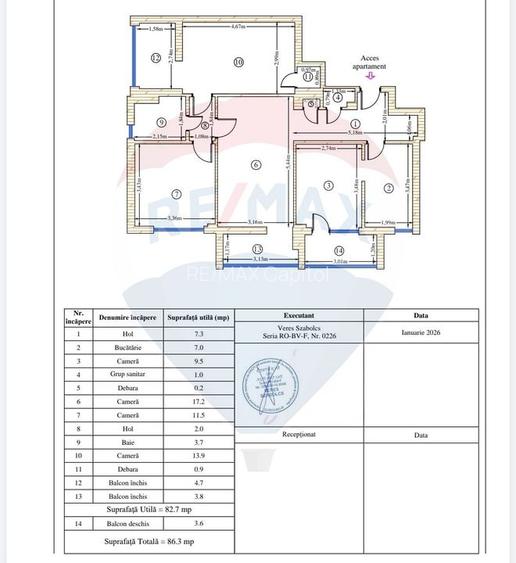 Comision 0% Centrul Nou, Apartament 4 camere, Bd. Victoriei - 15