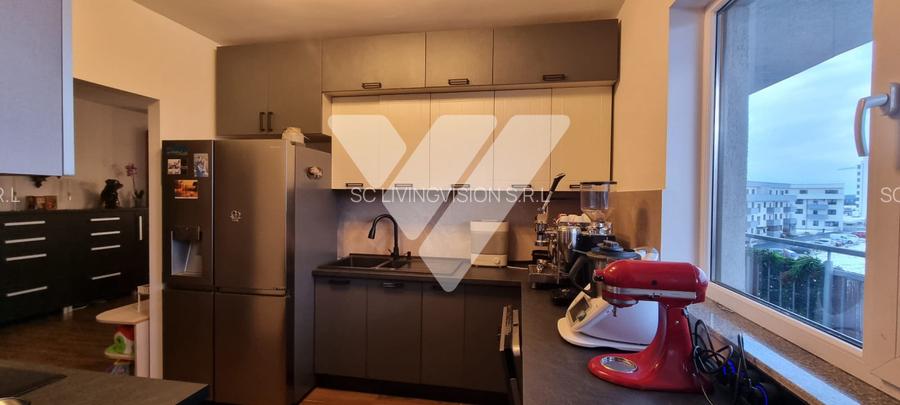 Apartament 3 camere mobilat 92 mp etaj 3 bloc nou zona Rahovei Sibiu - 3