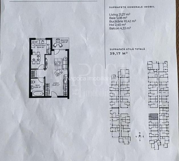 Apartament o camera de vanzare in Sopor, Cluj Napoca - 4