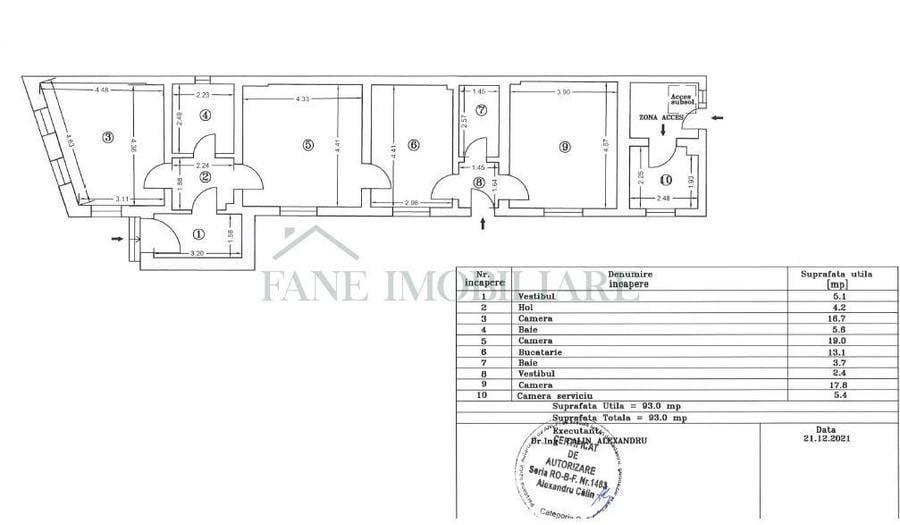 Vand apartament in vila zona Unirii. - 5