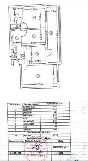 Apartament cu 3 camere decomandat - Pacurari - Petru Poni - 14
