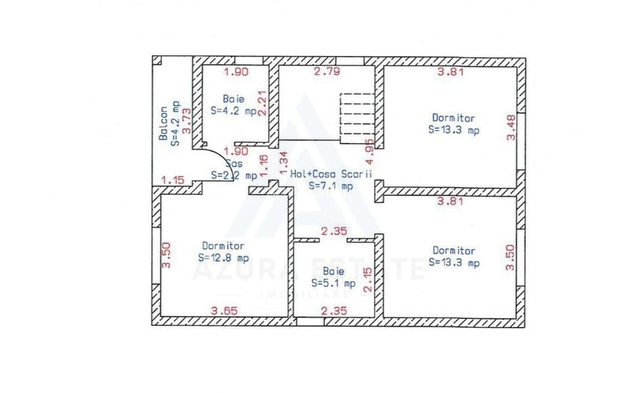 Casa premium 5 camere 120 mp utili curte 337 mp în Cisnadie - 10