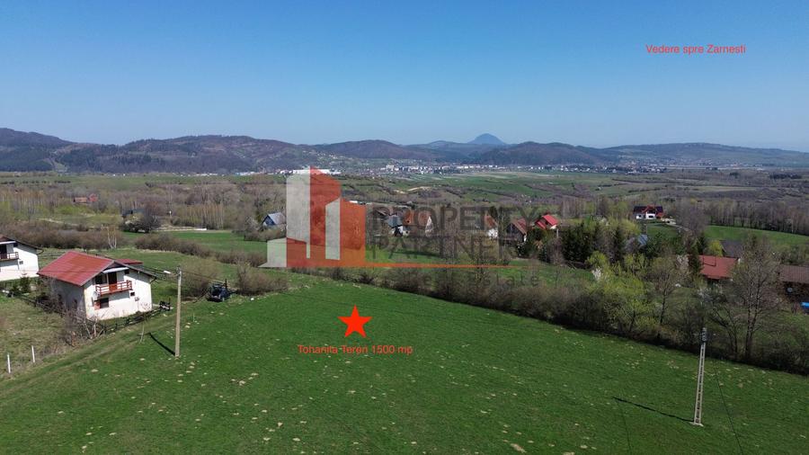 Teren Bran Tohanita | Intravilan 1.379 mp | Vedere Panoramică|