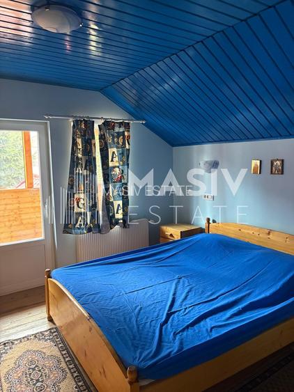 🏡 Casă din lemn masiv cu 7 camere, saună și teren generos – Azuga - 4